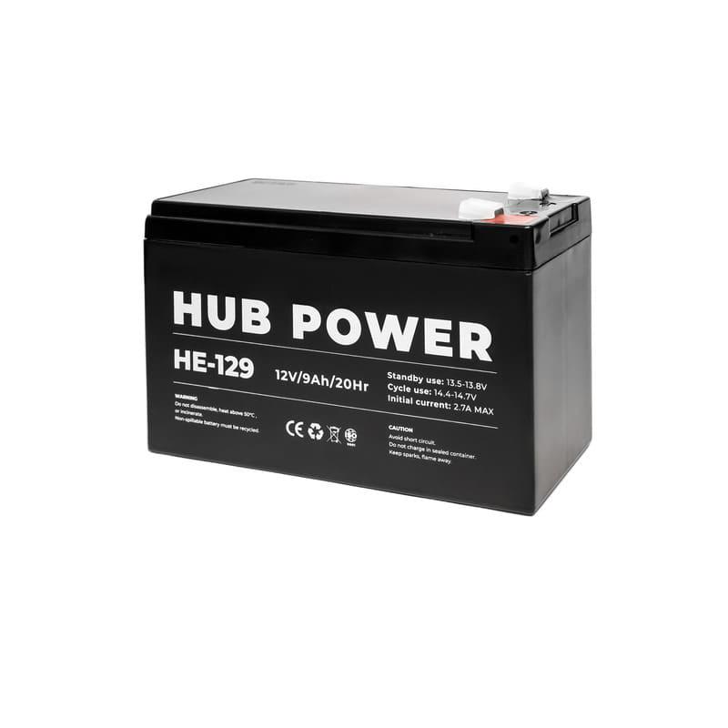 Акумулятор HUB POWER 12 В 9 Аг для ДБЖ HE-129 (11777841)